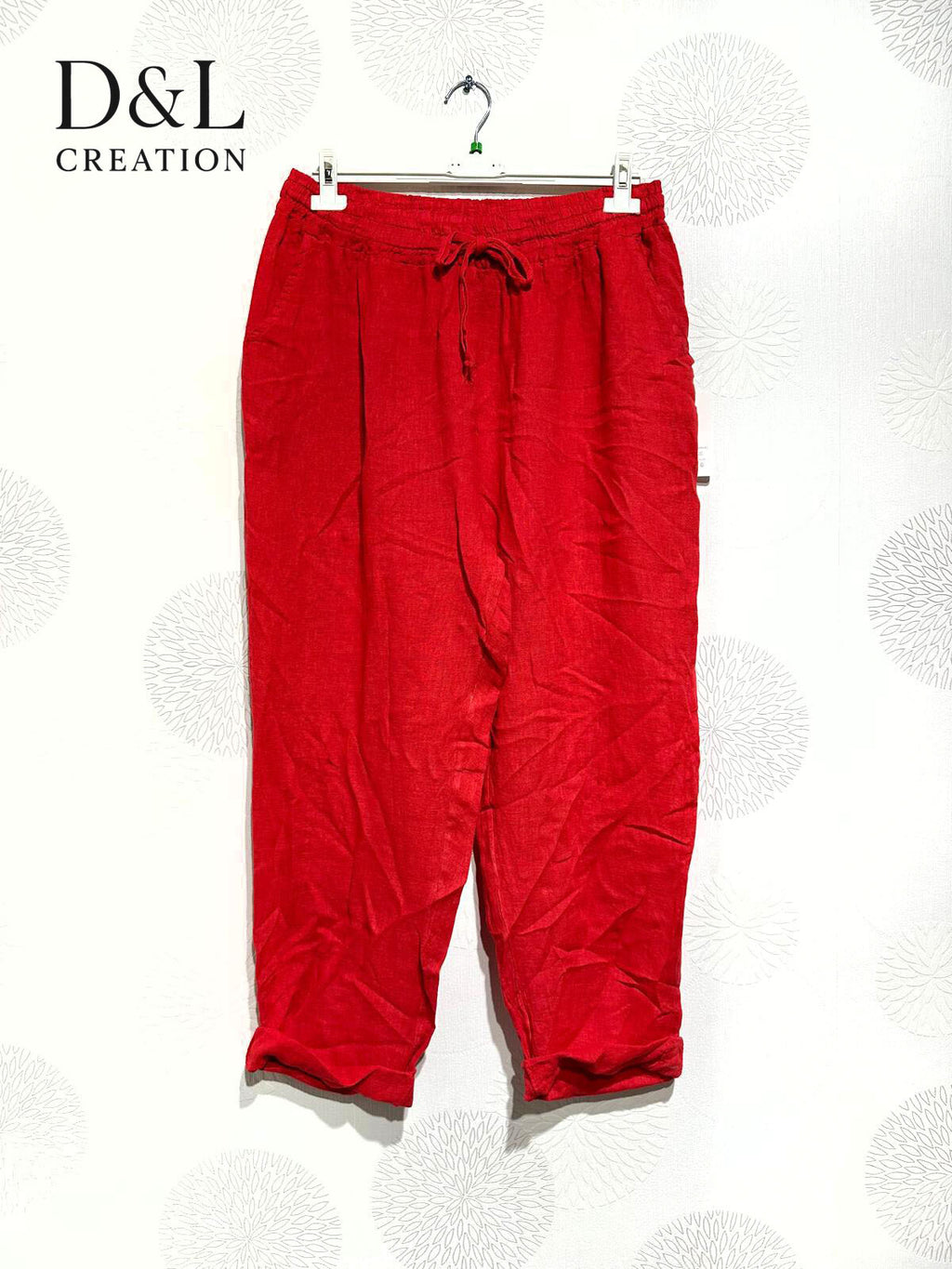 Plus Size Plain pants chinos cut in t40 t50 t40