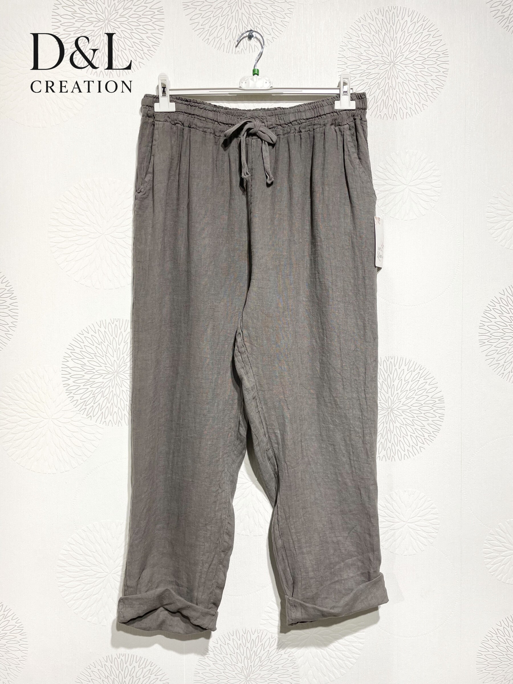 Plus Size Plain pants chinos cut in t40 t50 t40