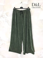 Vidbeniga sammetbyxor i storlekar 38 till 50 | Plus Size