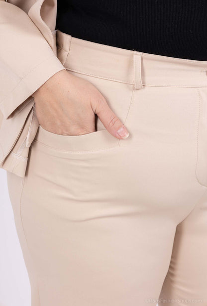 Plus Size Byxor för Vår/Sommar