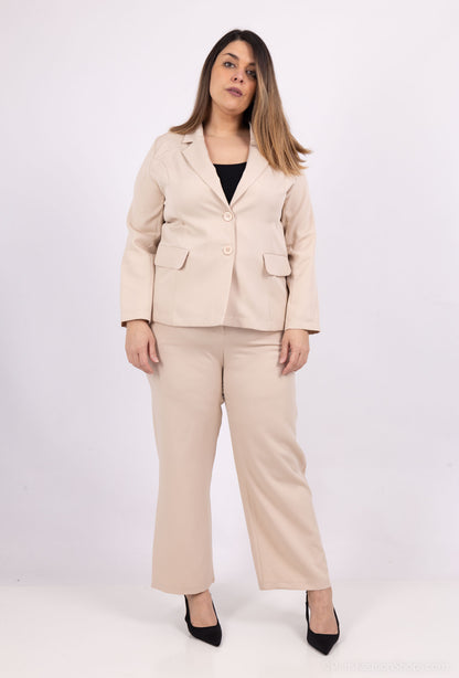 Plus Size Byxor för Vår/Sommar