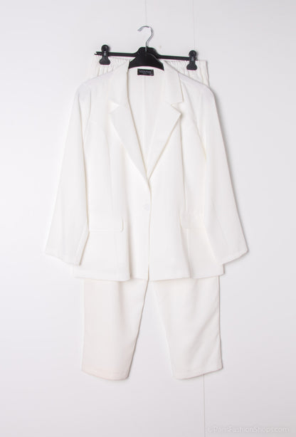 Plus Size Pants with jacket together