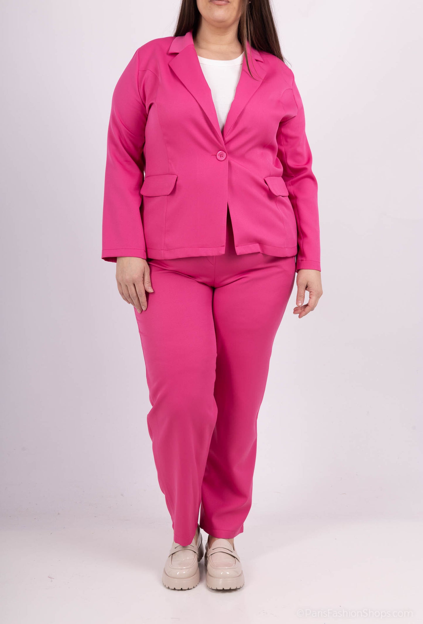 Plus Size Byxor med Jacka Sammansatt