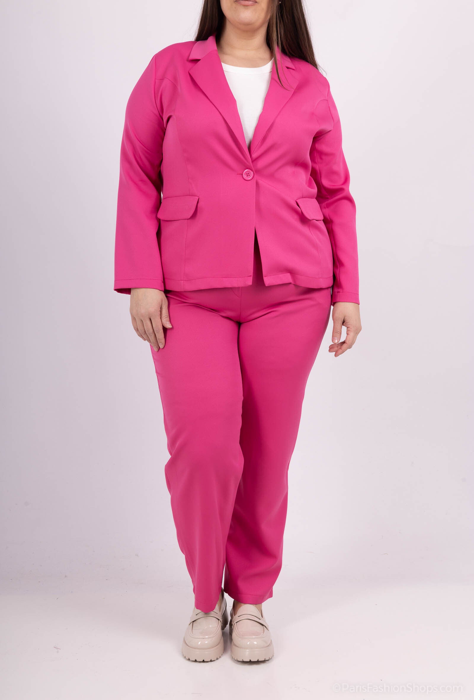 Plus Size Byxor med Jacka Sammansatt