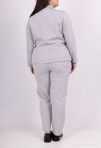 Plus Size Byxor med Jacka Set