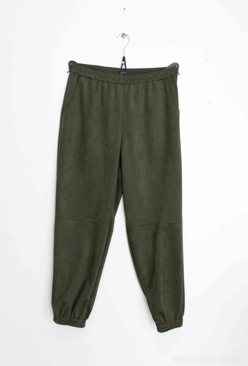 Plus Size Suede pants