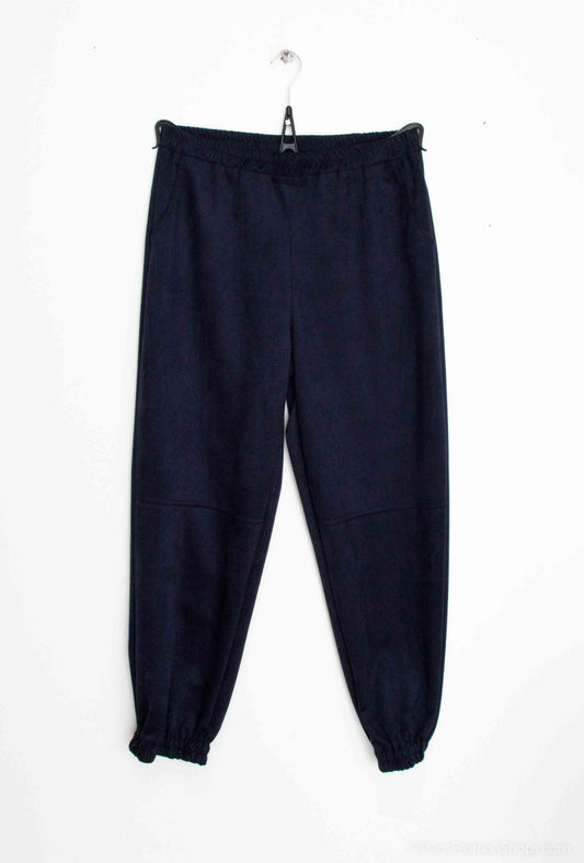 Plus Size Suede Pants för Stiliga Kvinnor