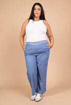 Plus Size Bekväma och Stiliga Byxor