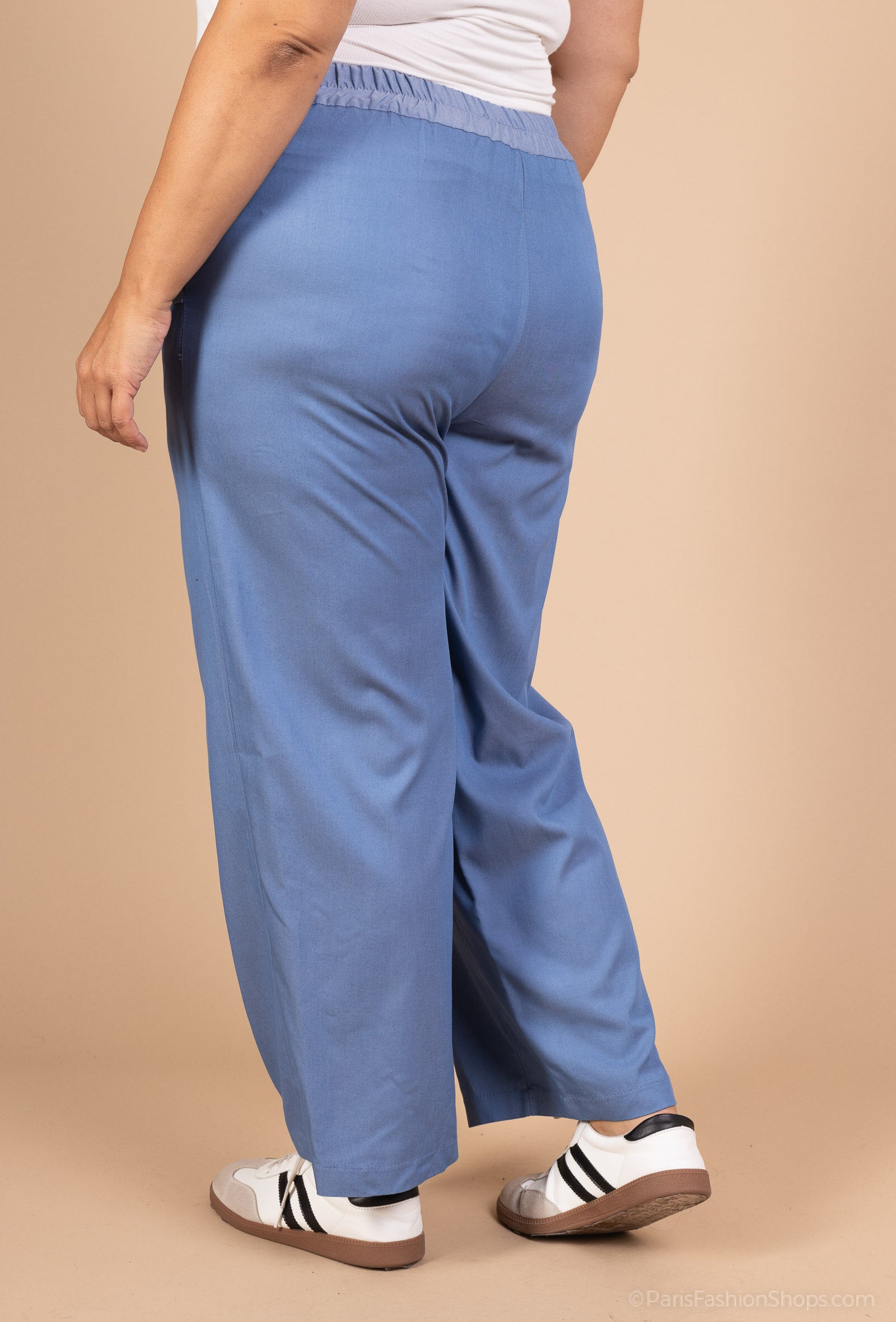 Plus Size Bekväma och Stiliga Byxor