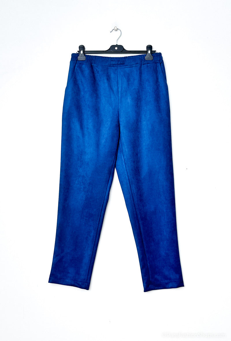 Plus Size Suede pants