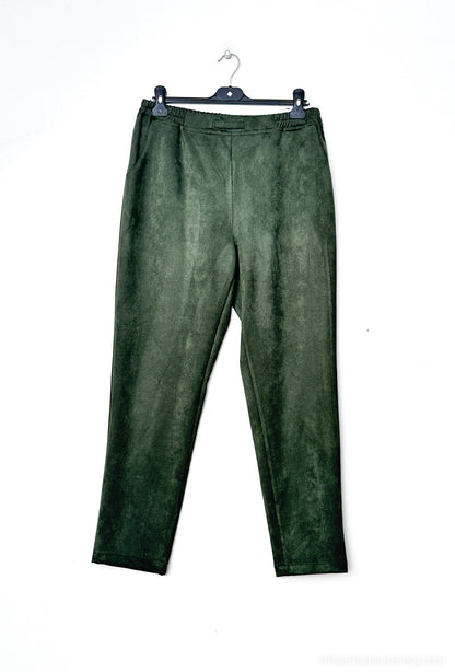 Plus Size Suede pants