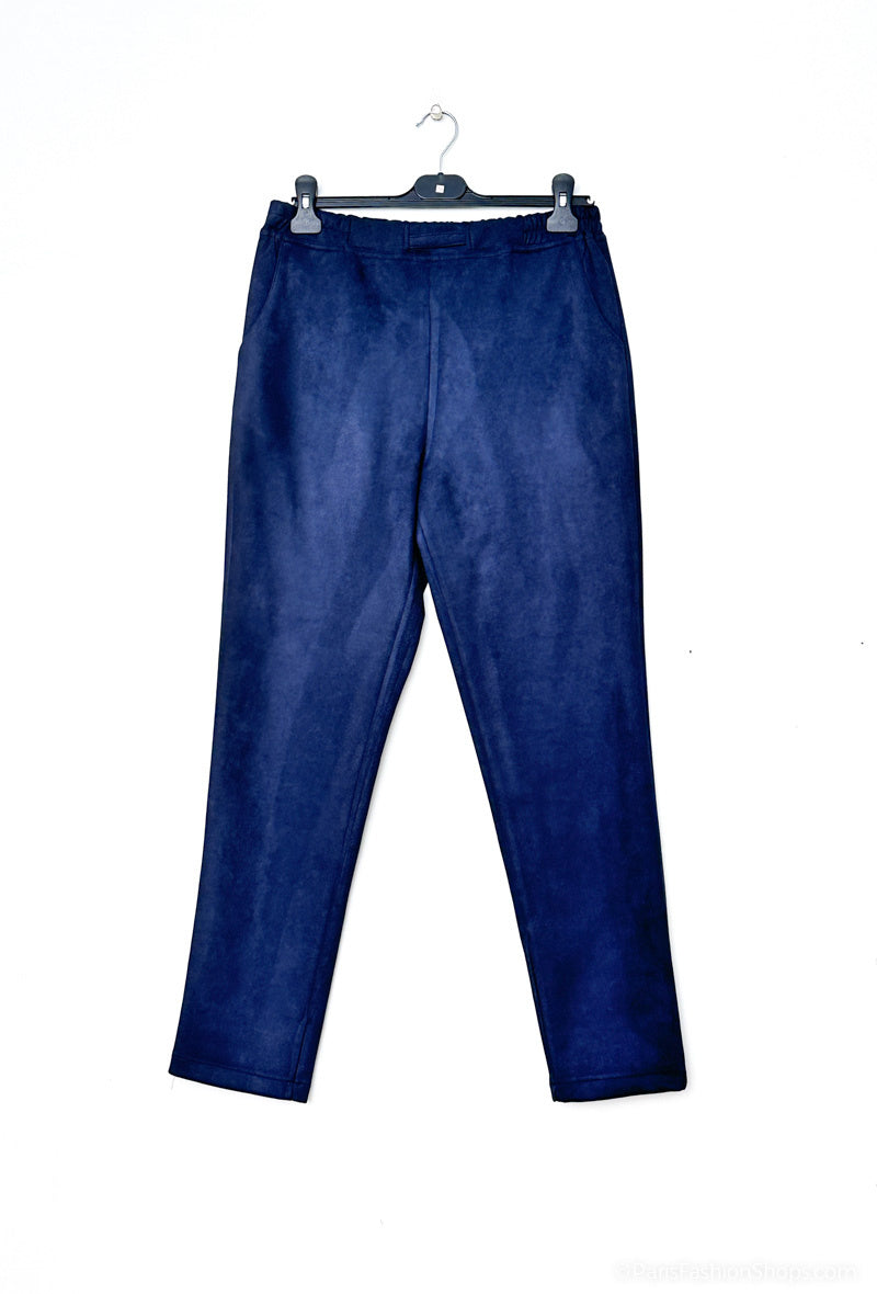 Plus Size Suede pants