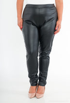 Plus Size Faux Leather Pants