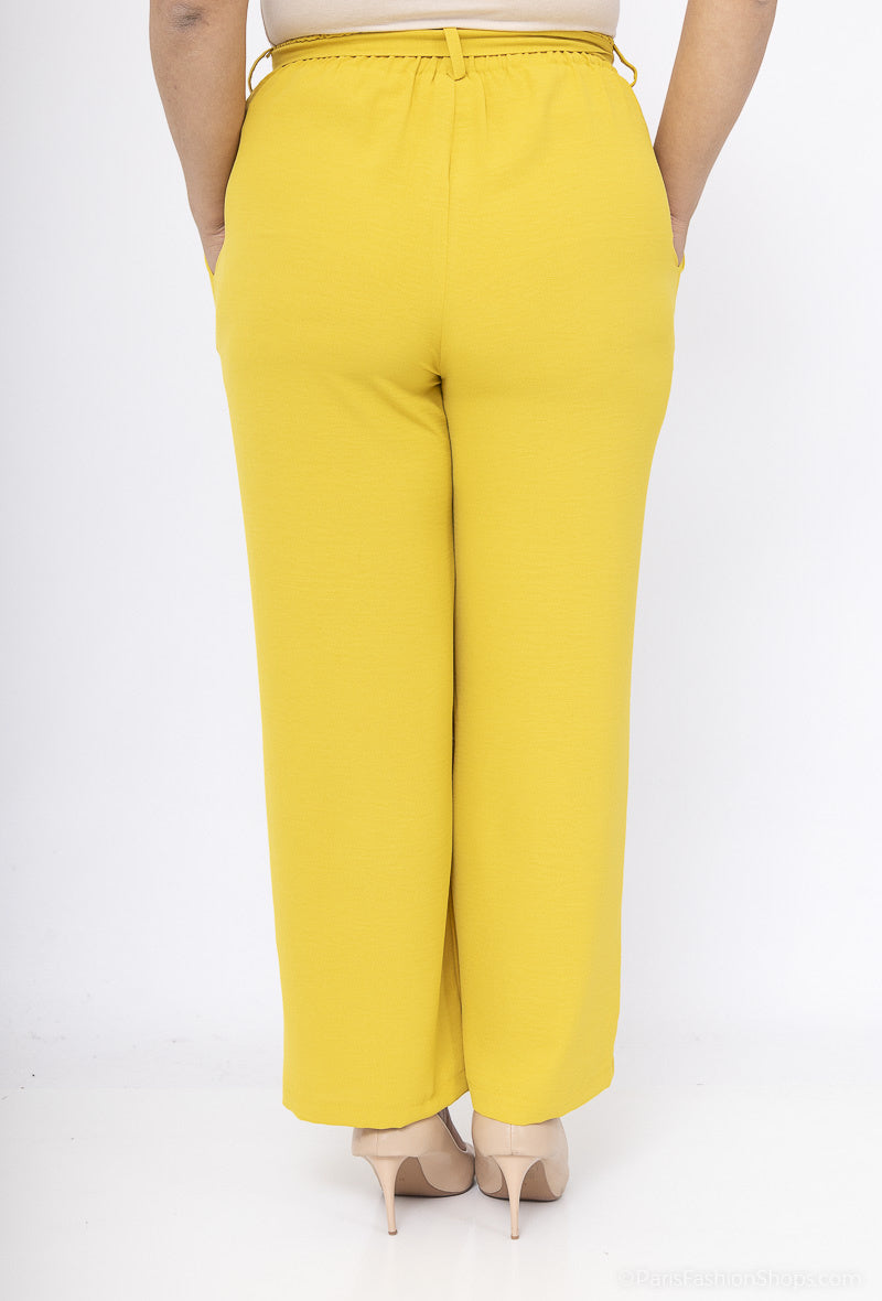 Plus Size Fluid Pants