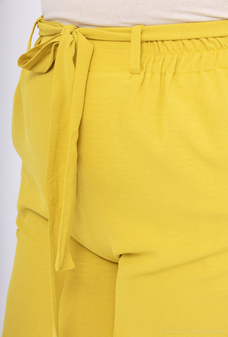Plus Size Fluid Pants