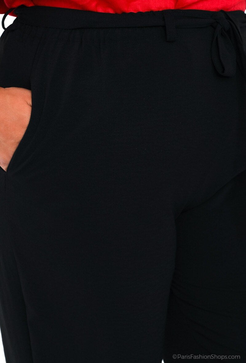 Plus Size Fluid Pants