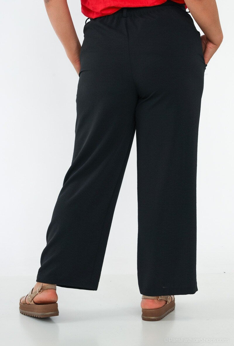 Plus Size Fluid Pants
