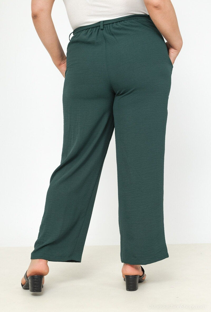Plus Size Fluid Pants