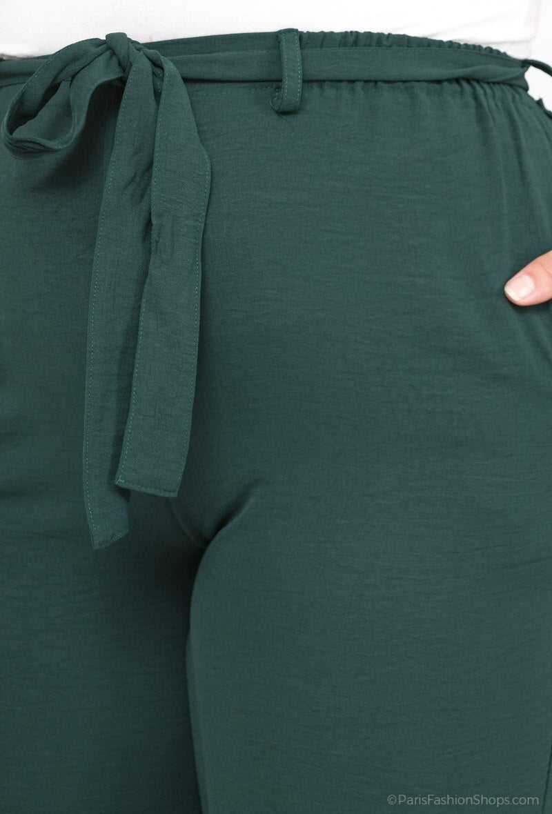 Plus Size Fluid Pants
