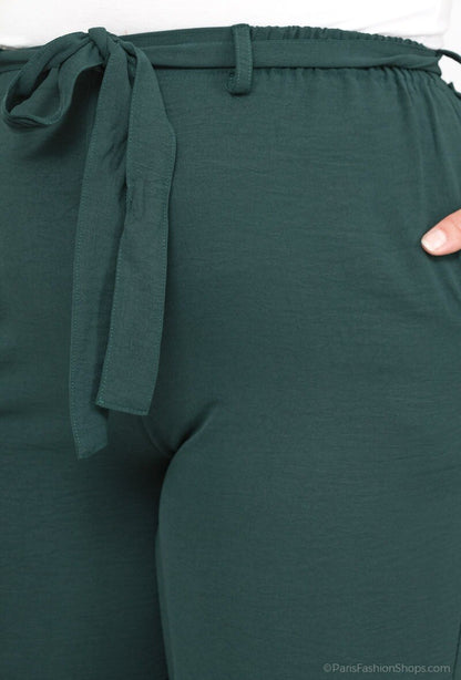 Plus Size Fluid Pants