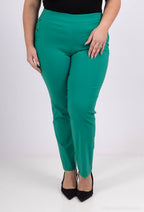 Plus Size Pants there are pockets with 3 button