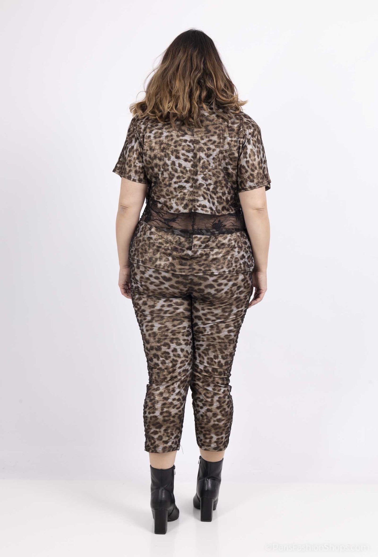 Eleganta Plus Size Byxor i Polyester