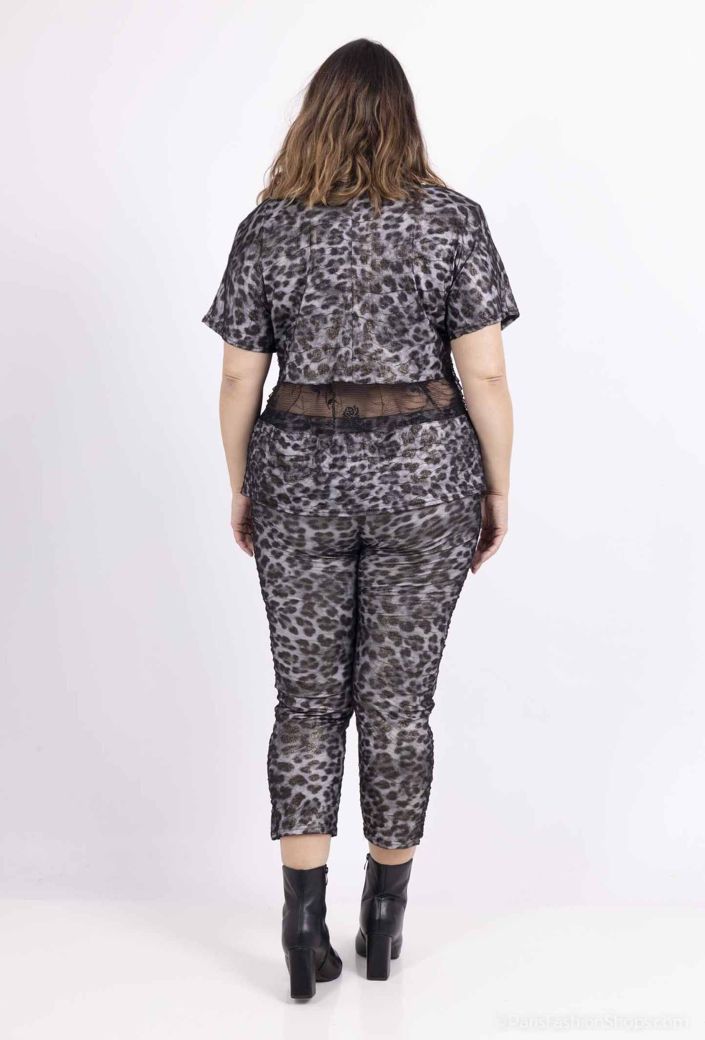 Eleganta Plus Size Byxor i Polyester