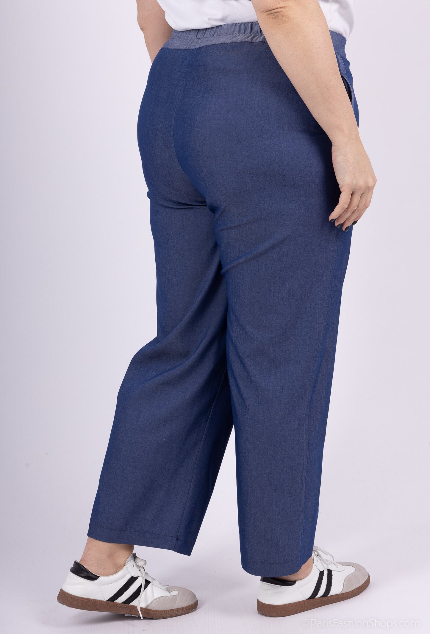 Stiliga Plus Size Byxor med Fickor