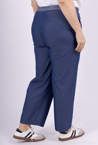 Stiliga Plus Size Byxor med Fickor