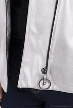 Plus Size Faux Leather Effect Perfecto Jacket