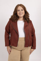 Plus Size Suede jacket