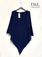 Alpaca Poncho Sizes T38 to T54 i Stor Storlek