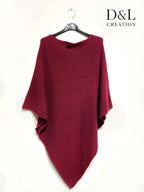 Alpaca Poncho Sizes T38 to T54 i Stor Storlek