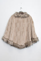 Plus Size Poncho för Stora Storlekar