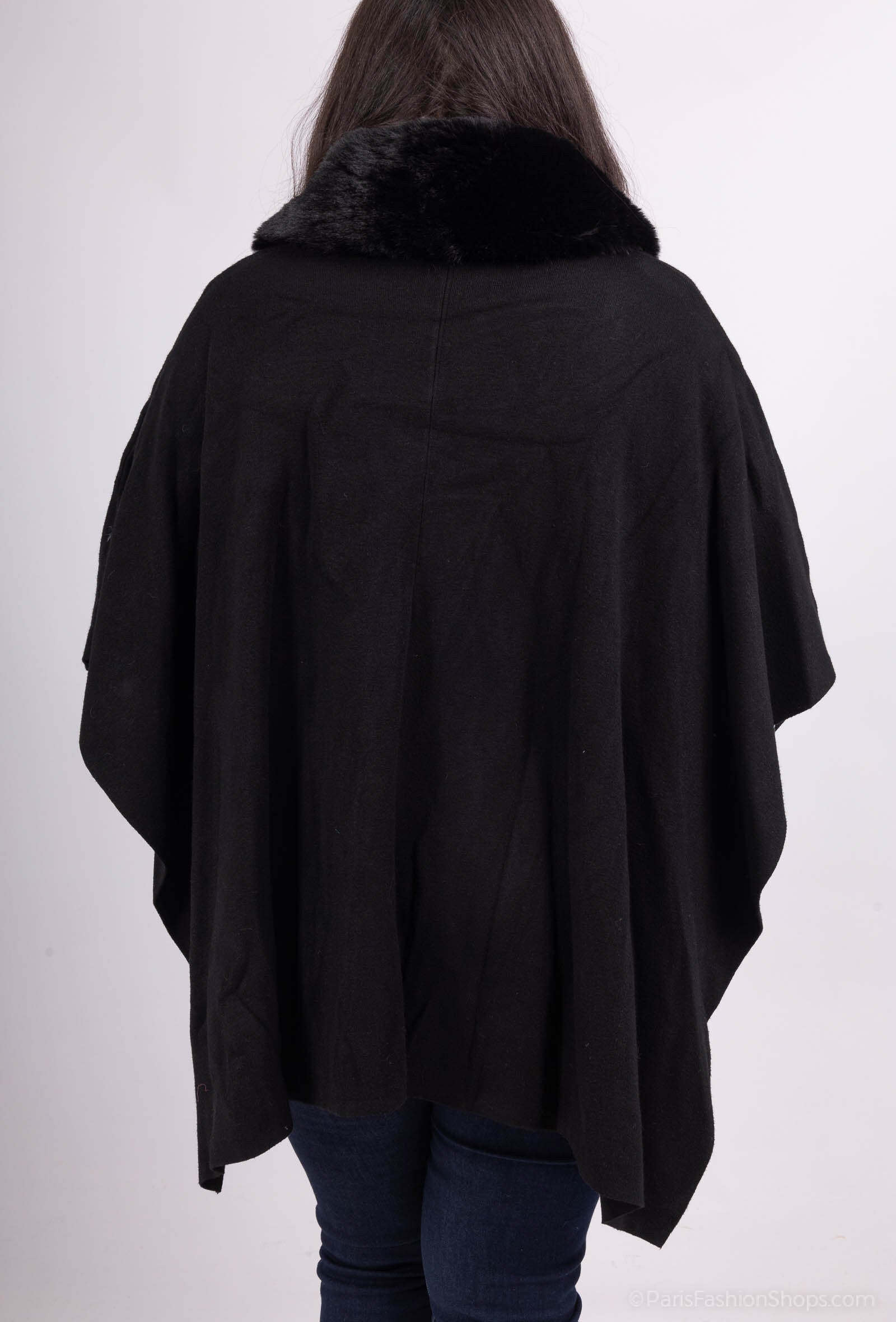 Plus Size Poncho för Stiliga Kvinnor