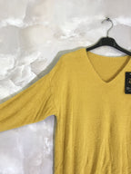 Plus Size Extra Soft Fluffy V-neck Sweater