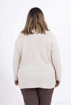 Plus Size Soft V-neck Jumper