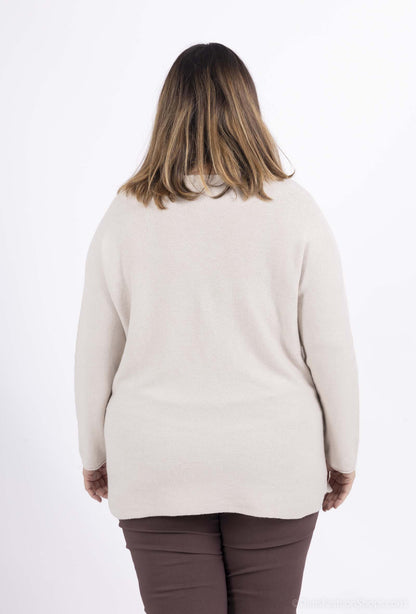 Plus Size Soft V-neck Jumper