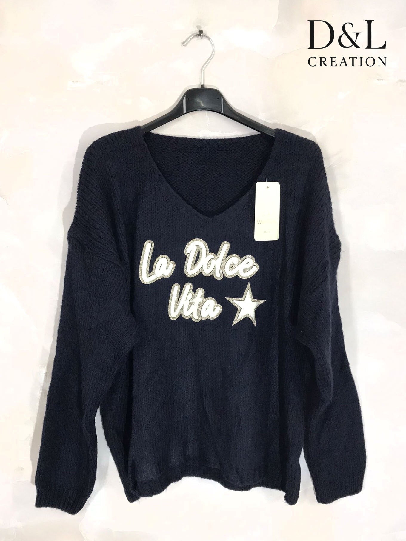Soft sweater La Dolce Vita sizes 38 to 48 i Plus Size