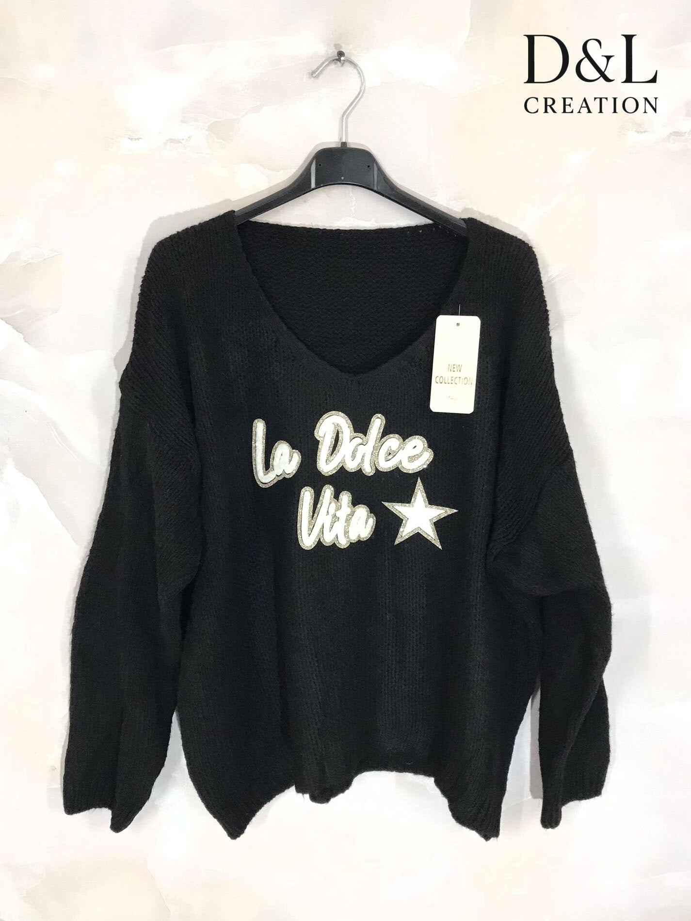 Soft sweater La Dolce Vita sizes 38 to 48 i Plus Size
