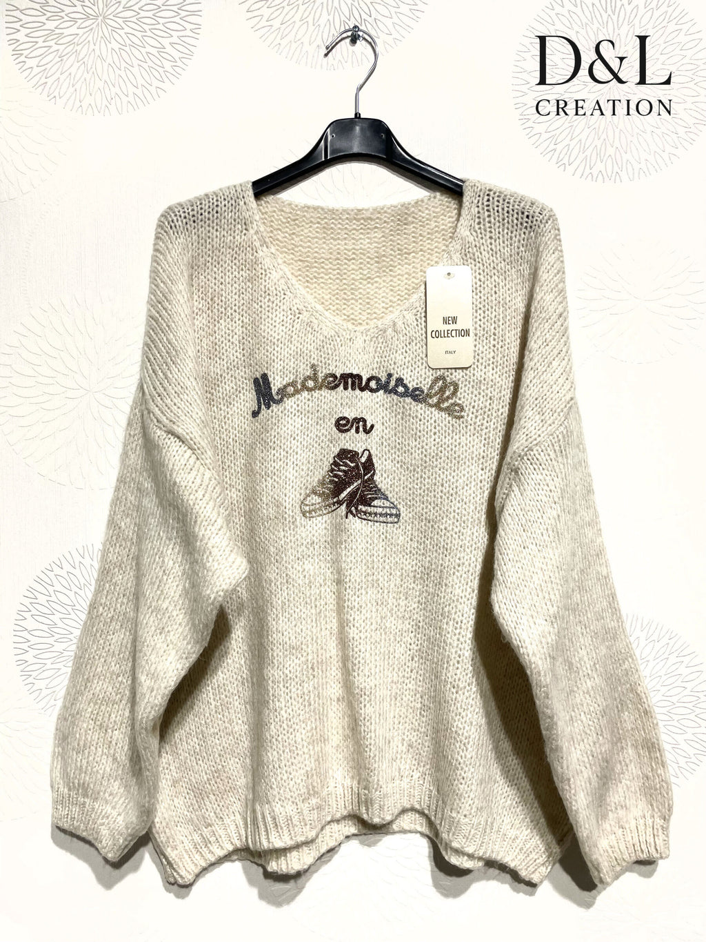 Soft Miss Tröja med Sneakers Stl 38 till 48 | Plus Size