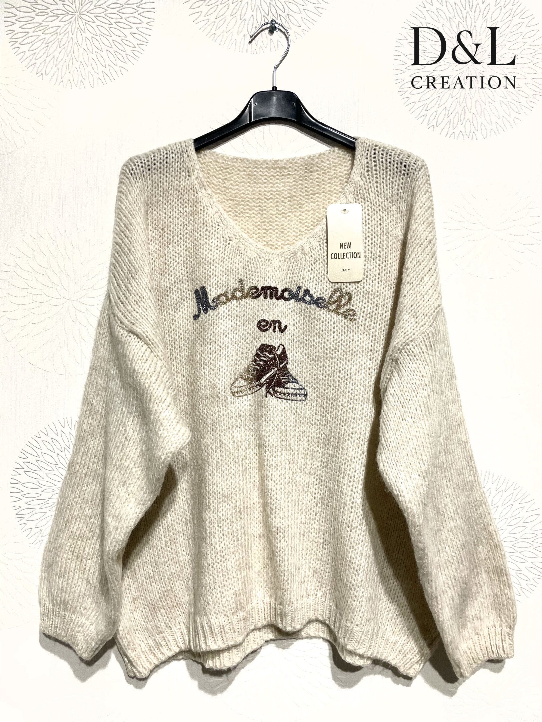 Soft Miss Tröja med Sneakers Stl 38 till 48 | Plus Size
