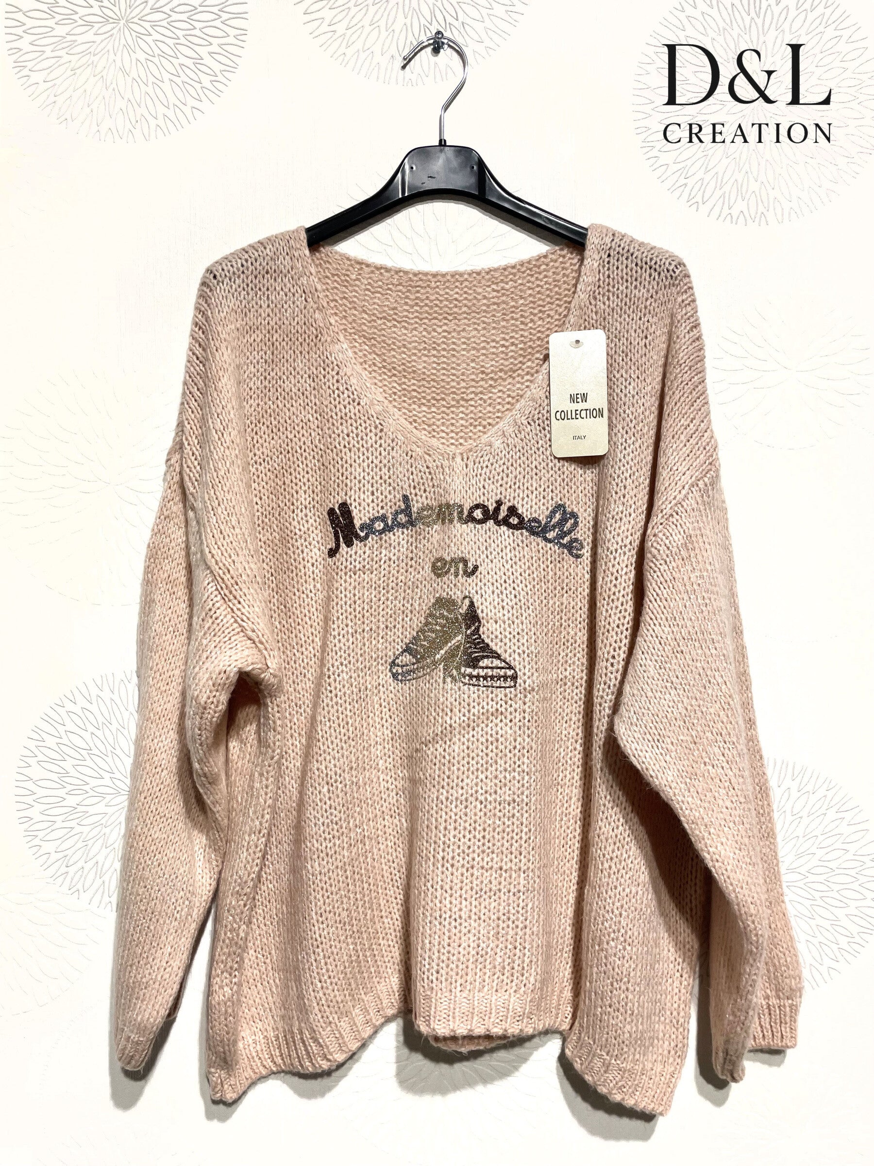 Soft Miss Sweater with Sneakers Size 38 to 48 i Plus Size
