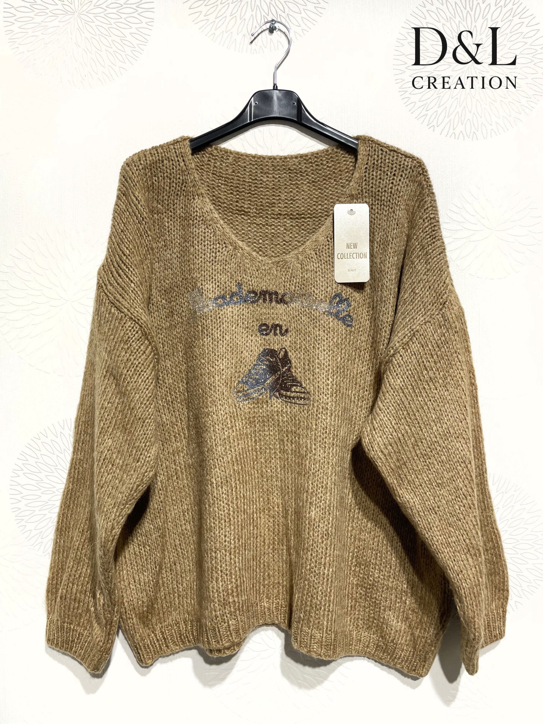 Soft Miss Sweater with Sneakers Size 38 to 48 i Plus Size