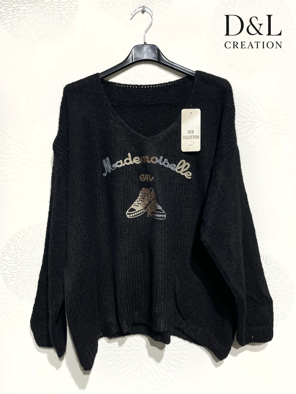 Soft Miss Sweater with Sneakers Size 38 to 48 i Plus Size