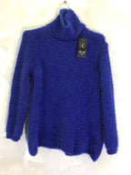 Plus Size Fluffy extra stretch turtleneck sweater