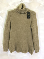 Plus Size Fluffy Extra Stretch Turtleneck Sweater