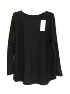 Plus Size Plain round neck elastic sweater