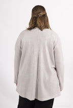 Plus Size Sequined V-neck Knitted Sweater