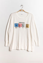 Plus Size Printed knit sweater